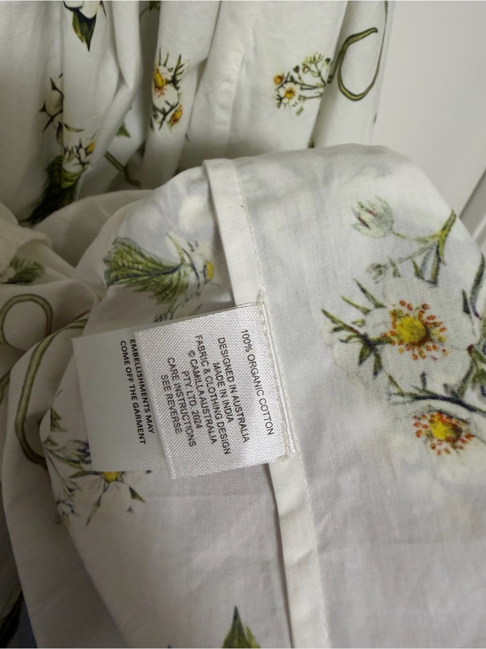 Camilla Botanical Utopia Ruffle Hem Halter Dress - S - NWT - Picture 13 of 14